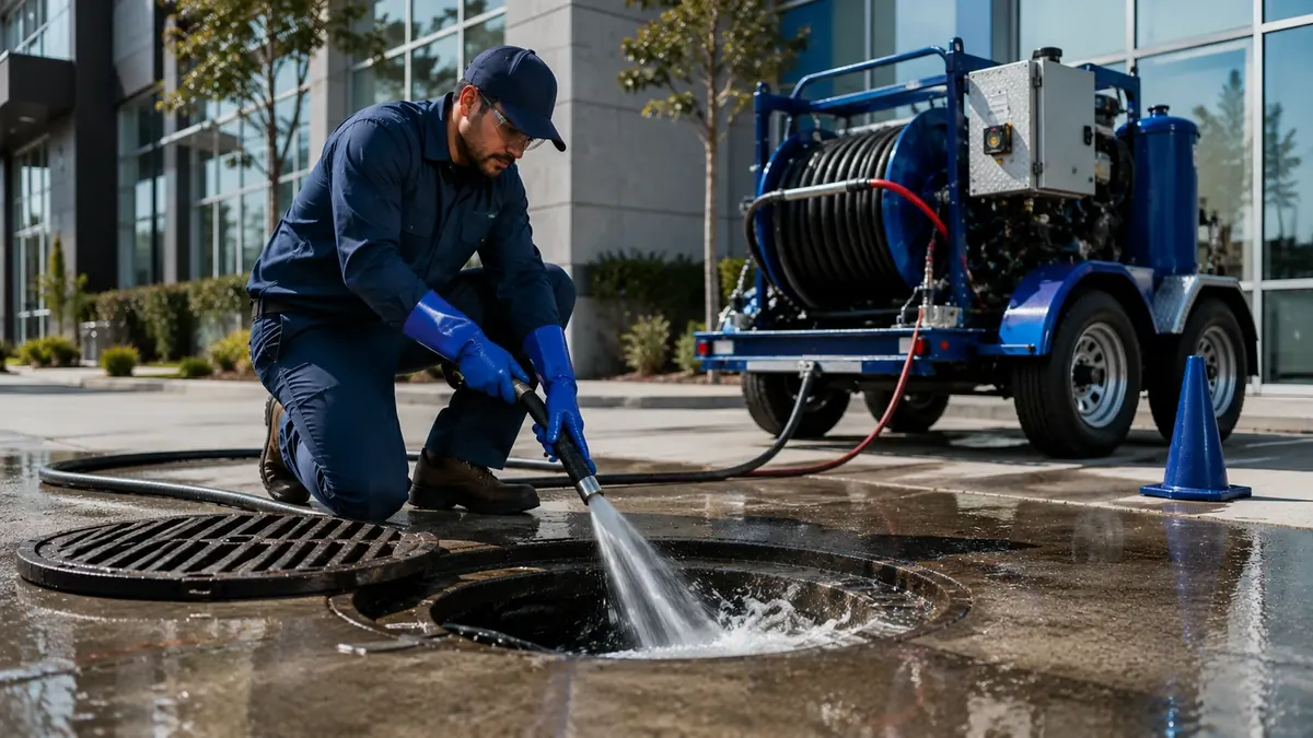 Commercial Hydro Jet Drain Cleaning in Squaw Valley