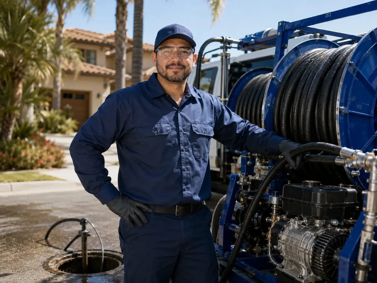 Hydro jet sewer cleaning in Squaw Valley