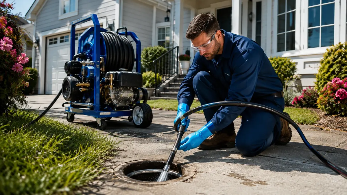 Residential Hydro Jet Drain Cleaning in Squaw Valley